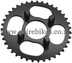Kitaco 39T Black Rear Sprocket suitable for use with Dax 6V, Chaly 6V, Dax 12V