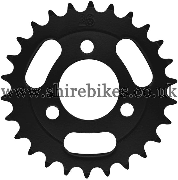 Kitaco 26T Black Rear Sprocket suitable for use with Z50A, Z50J1, Z50J, Z50R & Chinese Copies