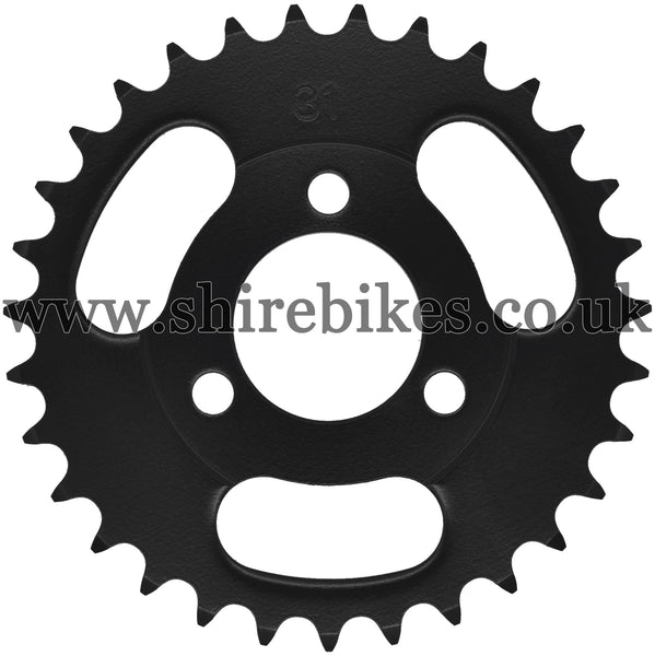 Kitaco 31T Black Rear Sprocket suitable for use with Z50A, Z50J1, Z50J, Z50R & Chinese Copies