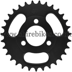Kitaco 31T Black Rear Sprocket suitable for use with Z50A, Z50J1, Z50J, Z50R & Chinese Copies