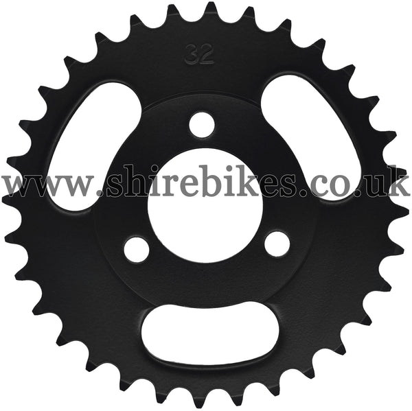 Kitaco 32T Black Rear Sprocket suitable for use with Z50A, Z50J1, Z50J, Z50R & Chinese Copies