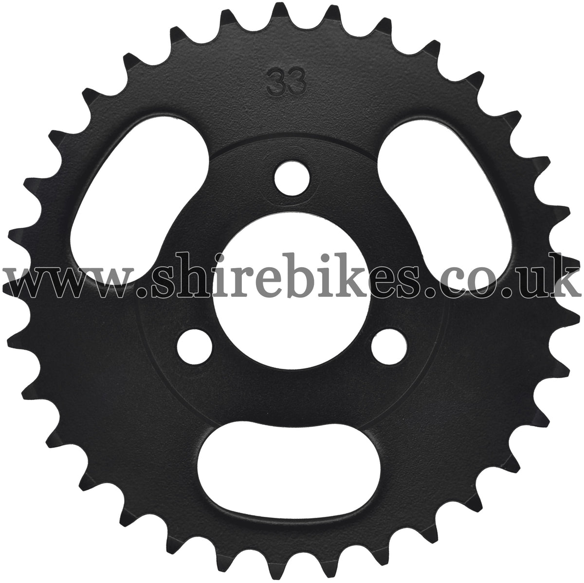 Kitaco 33T Black Rear Sprocket suitable for use with Z50A, Z50J1, Z50J, Z50R & Chinese Copies