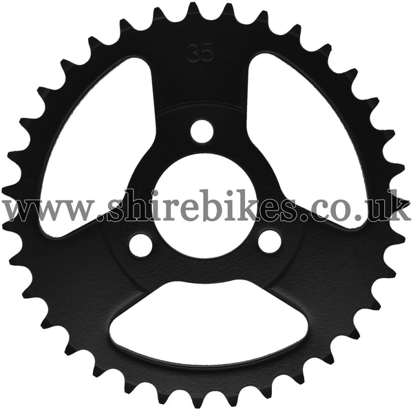 Kitaco 35T Black Rear Sprocket suitable for use with Z50A, Z50J1, Z50J, Z50R & Chinese Copies