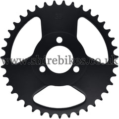 Kitaco 39T Black Rear Sprocket suitable for use with Z50A, Z50J1, Z50J, Z50R & Chinese Copies