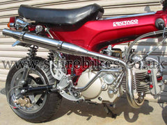 Kitaco Standard Look Stainless Exhaust suitable for use with Dax 6V