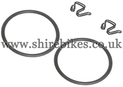 Honda Front Number Plate Bands & Clips suitable for use with Z50R