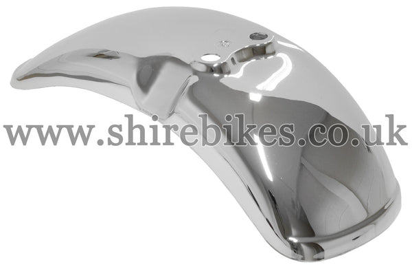 Reproduction *Imperfect* Chrome Front Mudguard suitable for use with Monkey Bike Motorcycles