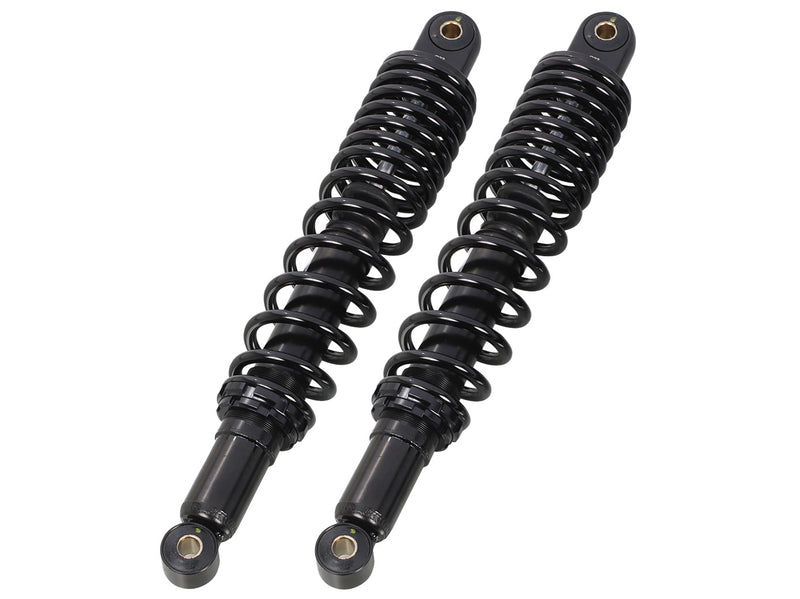 343mm Kitaco Black Hydraulic Shock Absorbers (Pair) suitable for use with Dax 125 (2023)