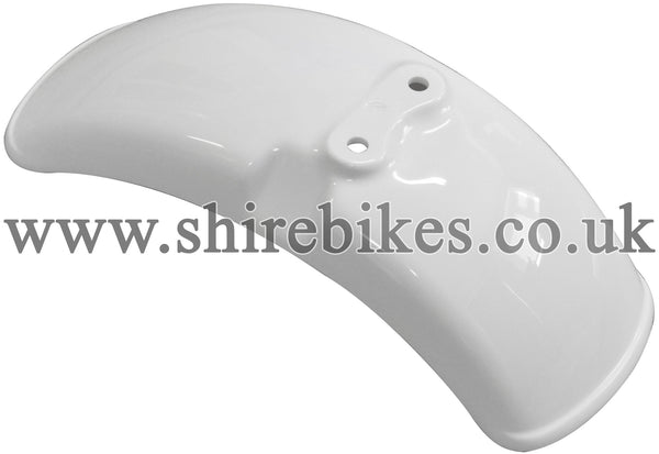 Honda White Plastic Front Mudguard suitable for use with Z50J
