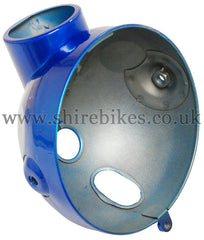 Reproduction Metallic Blue Metal Head Light Bowl suitable for use with Z50J1