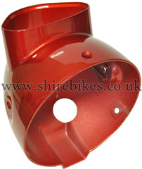Honda Red Aluminium Head Light Bowl suitable for use with Dax 12V