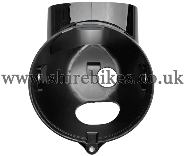 Reproduction Premium Black Headlight Bowl suitable for use with Dax 6V, Chaly 6V