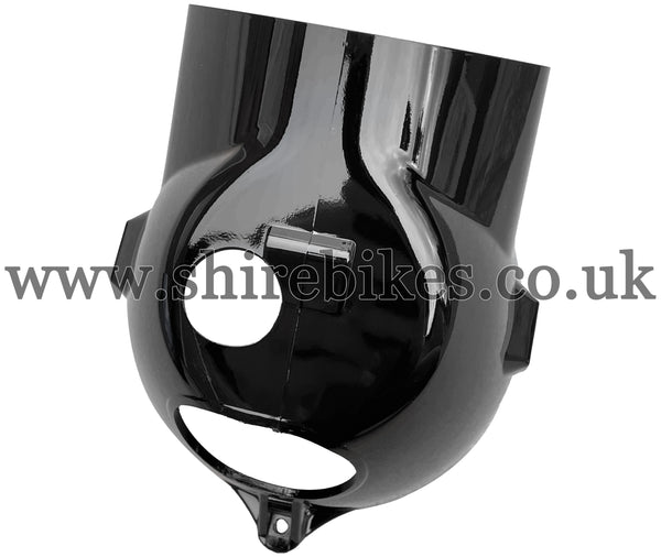 Reproduction Premium Black Headlight Bowl suitable for use with Dax 6V, Chaly 6V