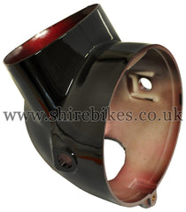Reproduction *Imperfections* Black Headlight Bowl suitable for use with Dax 6V, Chaly 6V