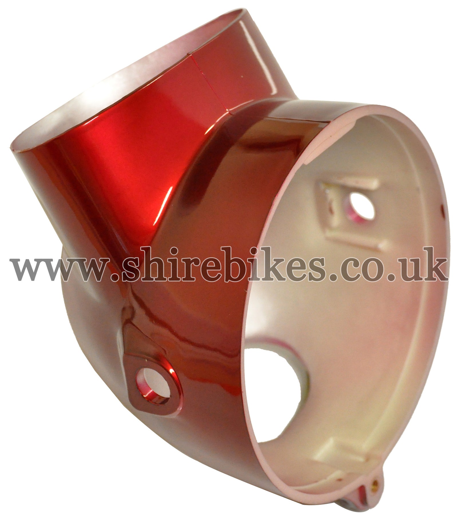 Reproduction Metallic Red Headlight Bowl suitable for use with Dax 6V, Chaly 6V