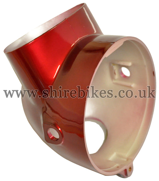 Reproduction Metallic Red Headlight Bowl suitable for use with Dax 6V, Chaly 6V