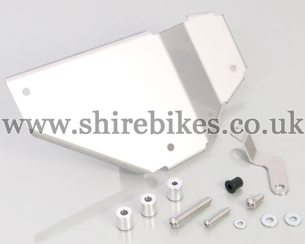 Kitaco Right-Hand Stainless Steel Side Cover Kit suitable for use with Monkey 125 (2018-2020)
