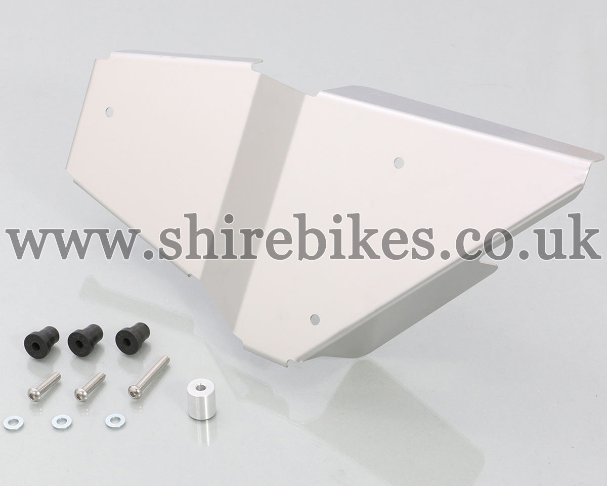 Kitaco Left-Hand Stainless Steel Side Cover Kit suitable for use with Monkey 125 (2018-2020)