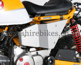 Kitaco Left-Hand Stainless Steel Side Cover Kit suitable for use with Monkey 125 (2018-2020)