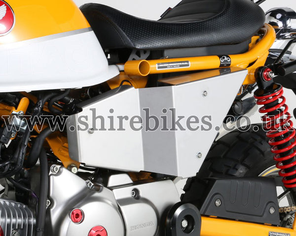 Kitaco Left-Hand Stainless Steel Side Cover Kit suitable for use with Monkey 125 (2018-2020)