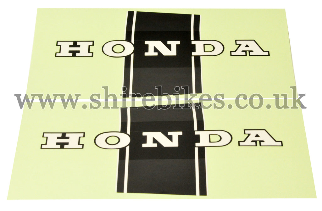 Sticker Dax HONDA noir/blanc (D+G) - Zubikes