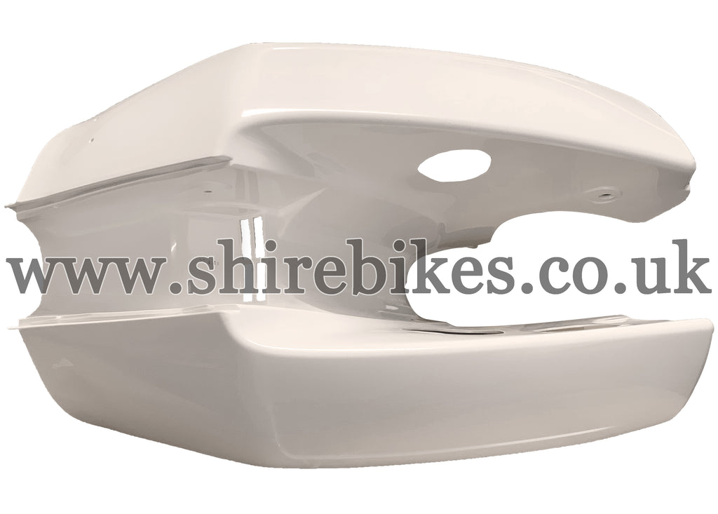 Honda Cream Leg Shield suitable for use with C90E (Electric Start