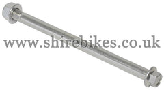 Honda Front Wheel Axle & Nut suitable for use with Z50A, Z50R, Z50J1, Z50J, Dax 6V, Chaly 6V