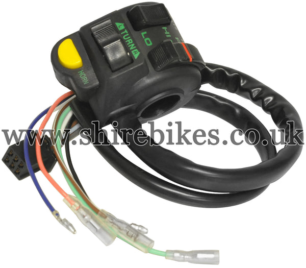 Universal Left Hand Switchgear suitable for use with Monkey Bike Motorcycles