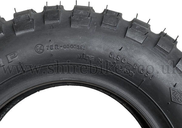 3.50 x 8 IRC TRACTOR-GRIP Knobbly Tyre