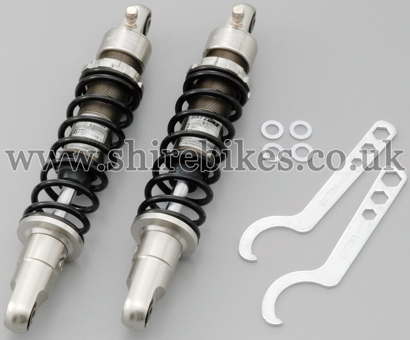 285mm Daytona Aluminium Hydraulic Shock Absorbers (Pair) suitable for use with Z50R, Z50J1, Z50J 6V, Z50J 12V