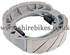 Kitaco Racing Brake Shoes suitable for use with CZ100, Z50M, Z50A, Z50J1, Z50J, Dax 6V, Dax 12V, Chaly 6V, C90E & Chinese Copies