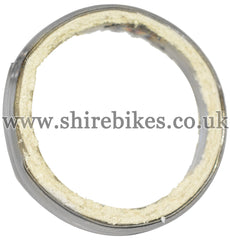 Reproduction 5mm Aluminium Exhaust Gasket suitable for use with CZ100, Z50M, Z50A, Z50J1, Z50R, Z50J, Dax 6V, Dax 12V, Chaly 6V, C90E