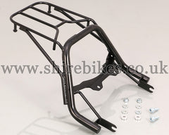 Kitaco Custom Black Rear Rack suitable for use with Monkey 125 JB02 JB03 (2018-2023)