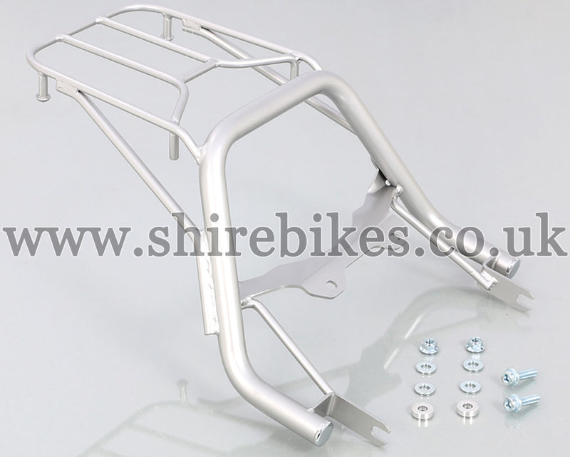 Kitaco Custom Silver Rear Rack suitable for use with Monkey 125 JB02 JB03 (2018-2023)