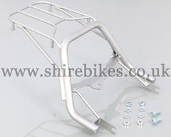 Kitaco Custom Silver Rear Rack suitable for use with Monkey 125 JB02 JB03 (2018-2023)