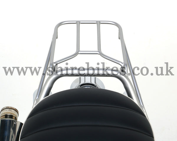 Kitaco Custom Silver Rear Rack suitable for use with Monkey 125 JB02 JB03 (2018-2023)