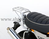 Kitaco Custom Silver Rear Rack suitable for use with Monkey 125 JB02 JB03 (2018-2023)