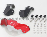 Kitaco Red/Black Head Light Guard Kit suitable for use with Monkey 125 (2018-2022)