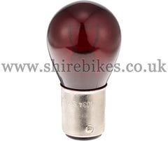 Kitaco 12V Red Glass Rear/Brake Light Bulb suitable for use with Z50J 12V