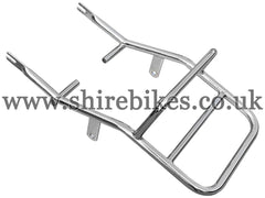 Aftermarket Chrome Rear Rack suitable for use with Dax 12V