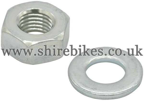 Honda Magneto Flywheel Securing Nut & Washer suitable for us with Z50M, Z50A, Z50J1, Z50R (79-86), Dax 6V, Chaly 6V