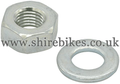 Honda Magneto Flywheel Securing Nut & Washer suitable for us with Z50M, Z50A, Z50J1, Z50R (79-86), Dax 6V, Chaly 6V