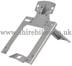 Reproduction Bare Metal Rear Number Plate & Light Bracket suitable for use with Z50M
