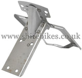 Reproduction Bare Metal Rear Number Plate & Light Bracket suitable for use with Z50M