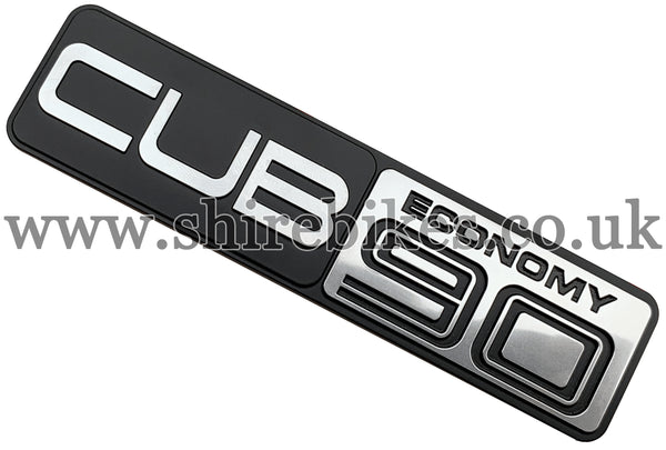 Honda Left-Hand Side Cover Plastic Badge suitable for use with C90E