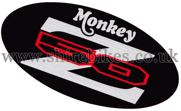 Honda Black 3 Side Cover Sticker suitable for use with Monkey Bike Motorcycles