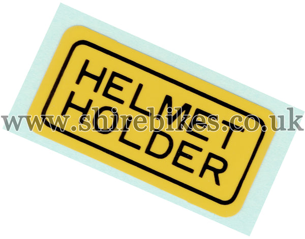 Honda Helmet Holder Sticker suitable for use with Dax 6V, Chaly 6V, Dax 12V