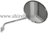 Honda Chrome Right Hand Mirror suitable for use with Dax 6V, Chaly 6V