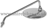 Honda Chrome Left Hand Mirror suitable for use with Dax 6V, Chaly 6V