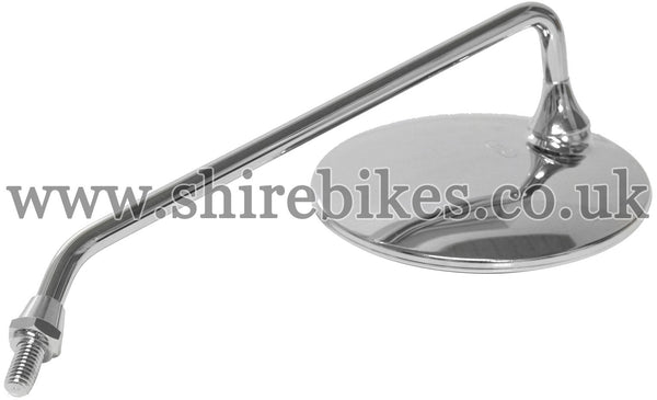 Honda Chrome Left Hand Mirror suitable for use with Dax 6V, Chaly 6V